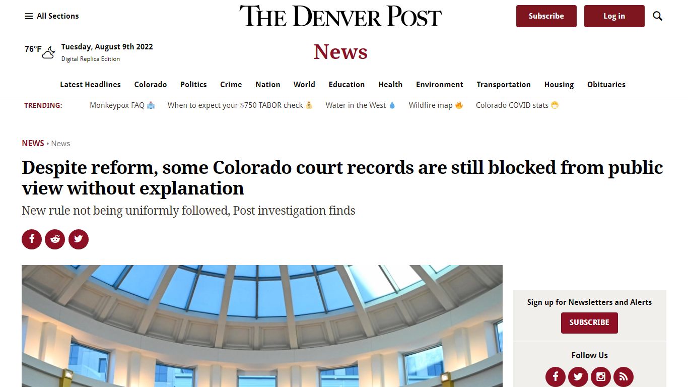 Despite reform, some Colorado court records are still ...
